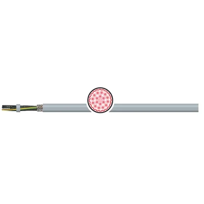 ÖPVC-OZ-CY (LIYCY-OZ) 300/500 V, GRIS RAL 7001 2X1