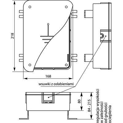 Orange box for PZO IP20 lightning protection connector