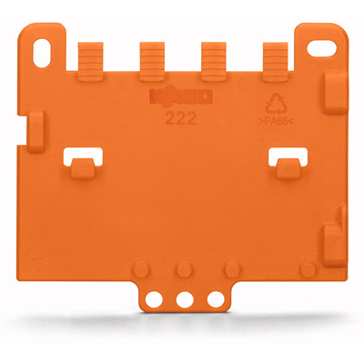 Orange cable fixing plate