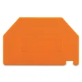 Orangefarbener Teiler