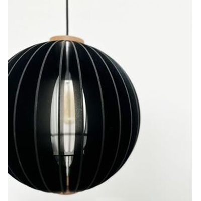 ORB Lampa wisząca E27 IP20 czarna