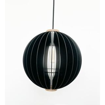 ORB Lampa wisząca E27 IP20 czarna