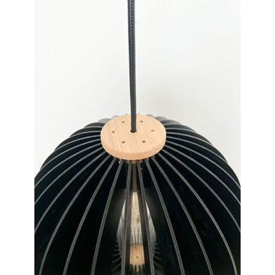 ORB Lampa wisząca E27 IP20 czarna