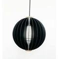 ORB Lámpara Colgante E27 IP20 negro