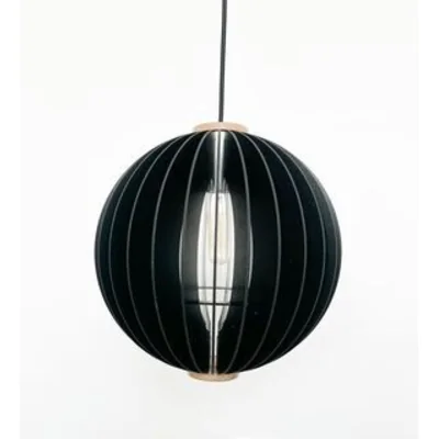 ORB Pendelleuchte E27 IP20 schwarz
