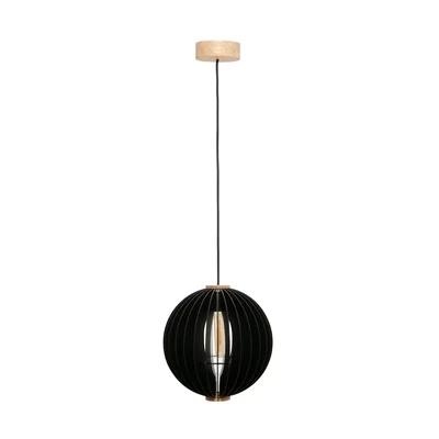 ORB Pendelleuchte E27 IP20 schwarz