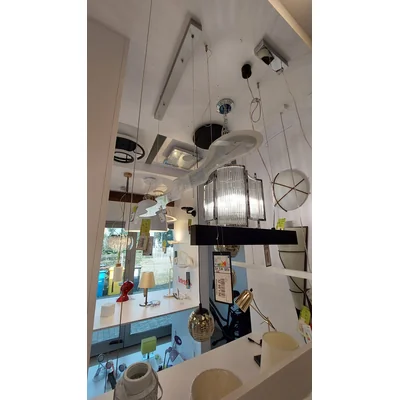 Organic Hanging lamp for display gray