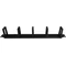 Organiseur de câbles 1U 19" avec passage de brosse, 5 supports en plastique, noir ALANTEC