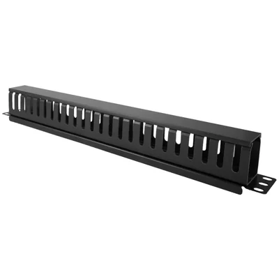 Organiseur de câbles ALANTEC 1U 19" avec couvercle