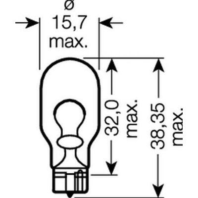 ORIGINAL LINE 12V 921 car bulb