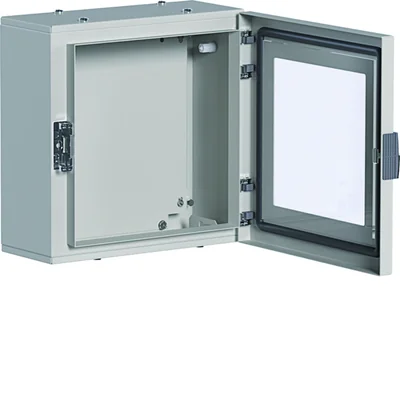 ORION+ 300x300x160mm Ocelový plášť pro osazení průhledných dveří