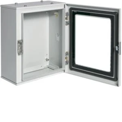 ORION+ 350x300x160mm Steel enclosure for equipment, transparent door