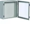 ORION+ 600x400x250mm Carcasa de acero para equipamiento de puerta transparente, longitud 650mm