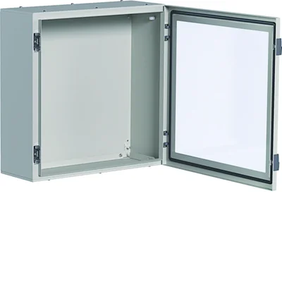 ORION+ 600x400x250mm Carter in acciaio per apparecchiature porta trasparente, lunghezza 650mm