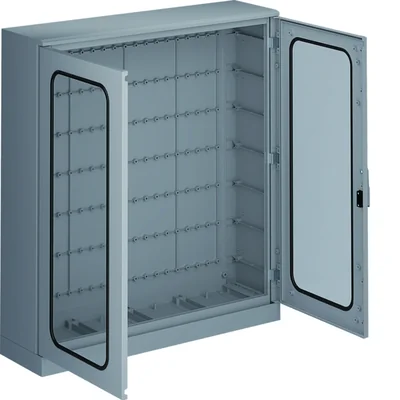 ORION+ Carcasa de poliéster con zócalo, puerta transparente 1200x1100x300