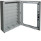 ORION+ Custodia da parete in poliestere, porta trasparente, 1150x850x300