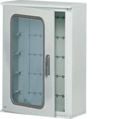 ORION+ Wall-mounted polyester casing with transparent door 550x600x300