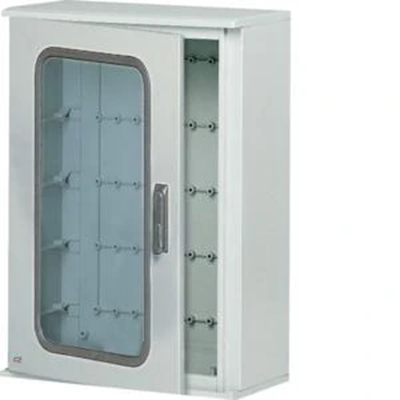 ORION+ Wall-mounted polyester enclosure with transparent door 550x850x300