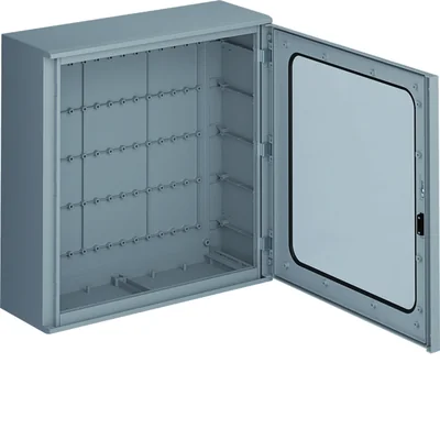 ORION+ Wall-mounted polyester enclosure with transparent door 850x850x300