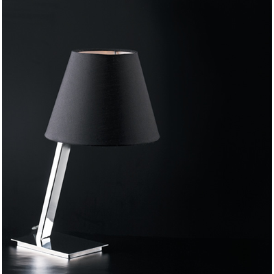 ORLANDO Table lamp black/steel