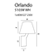 Orlando wall lamp white nickel