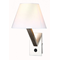 ORLANDO White display wall lamp