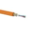 OS2 outdoor fiber optic cable DAC for direct burial, orange SM 2J 9/125 G652D Fca PE ALANTEC