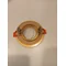OSCAR Recessed gold matte ceiling lamp