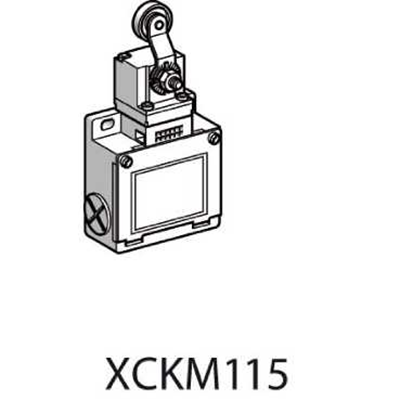 OsiSense XC Łącznik krańcowy dźwignia z rolką termoplastyczną 1NC+1NO dławik M20x1,5