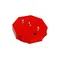 Osmihranná E90 požární odbočná krabice 6x2x4mm2 124x28x137mm červená