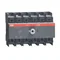 OT125F6 Lasttrennschalter 125 A, 6-polig, Frontantrieb, ohne Welle und Griff, IP20-Anschlussabdeckung, Platten- oder DIN-Schienenmontage