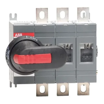 OT160EV03P OT160EV_ 3-pole disconnector, with handle and shaft