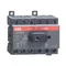 OT25F6 25A, 6-poliger Lasttrennschalter, Frontantrieb, ohne Welle und Griff, IP20-Anschlussabdeckung, Platten- oder DIN-Schienenmontage