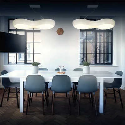 OTTO 65 Lampa wisząca biała