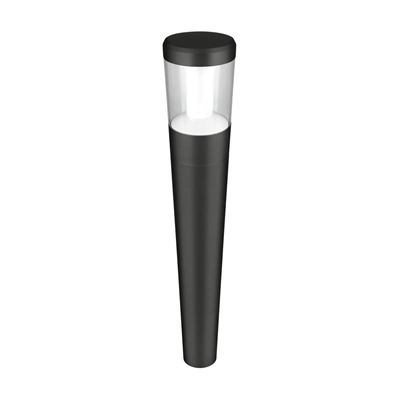 OUTDOOR BOLLARD LANTERN Lighting post 230V 12W 610lm IP54 WW 900mm gray