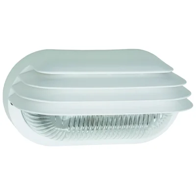OVAL 40W E27 WHITE MATT LAMPSHADE with shutter
