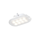 OVAL LED BASIC Ceiling lamp 3.4W 370lm 4000K IP44 NW matt white