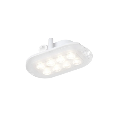 OVAL LED BASIC Ceiling lamp 3.4W 370lm 4000K IP44 NW matt white