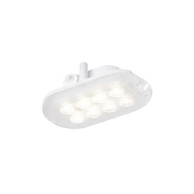 OVAL LED BASIC Lampada da soffitto 3.4W 370lm 4000K IP44 NW bianco opaco