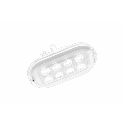 OVAL LED BASIC Plafond 3.4W 370lm 4000K IP44 NW blanc mat