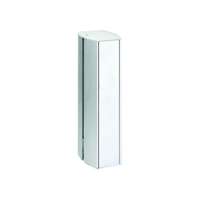 Oval mini-column, 2-sided, height 260mm, 2x5xK45, aluminum