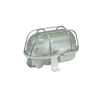 Ovale 60W E27 IP44 Kanalleuchte mit Metallgeflecht