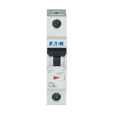 Overcurrent circuit breaker (1 pole), FAZ-S6/1