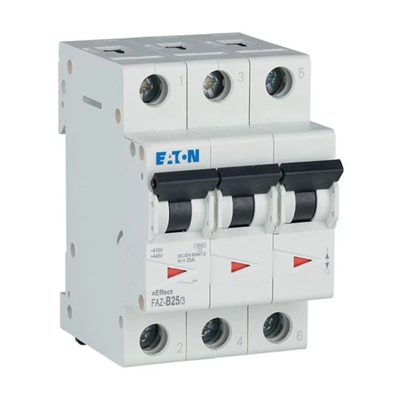Overcurrent circuit breaker, FAZ-B25/3