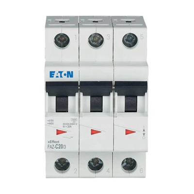Overcurrent circuit breaker, FAZ-C20/3