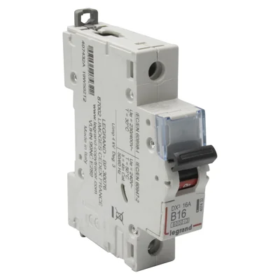 OVERCURRENT CIRCUIT BREAKER S 301 1P B 16A 6000A DX3 SERIES