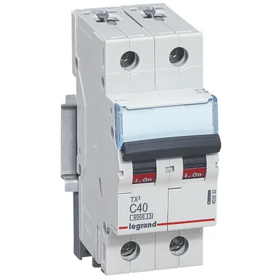 OVERCURRENT CIRCUIT BREAKER S 302 2P C 40A 6000A TX3 SERIES