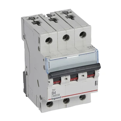 OVERCURRENT CIRCUIT BREAKER S 303 3P B 4A 6000A TX3 SERIES