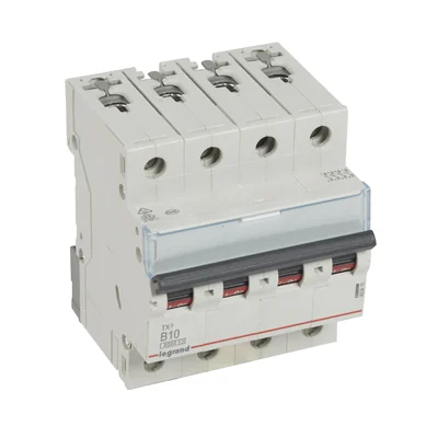 OVERCURRENT CIRCUIT BREAKER S 304 4P B 10A 6000A TX3 SERIES