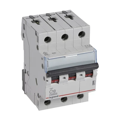 OVERCURRENT CIRCUIT BREAKER S 313 3P C 10A 10000A TX3 SERIES